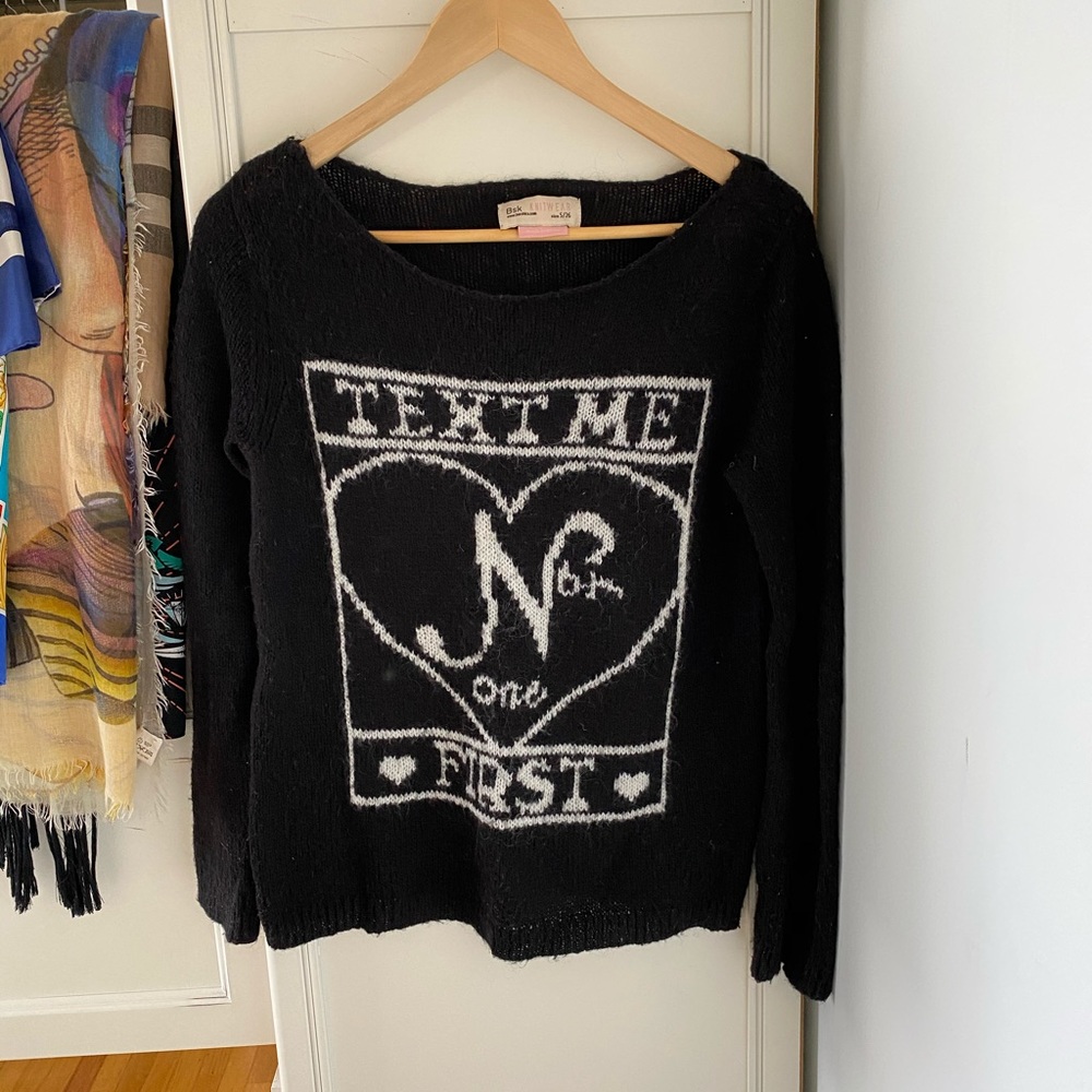 Bershka Knit Women's Long-Sleeve Sweater